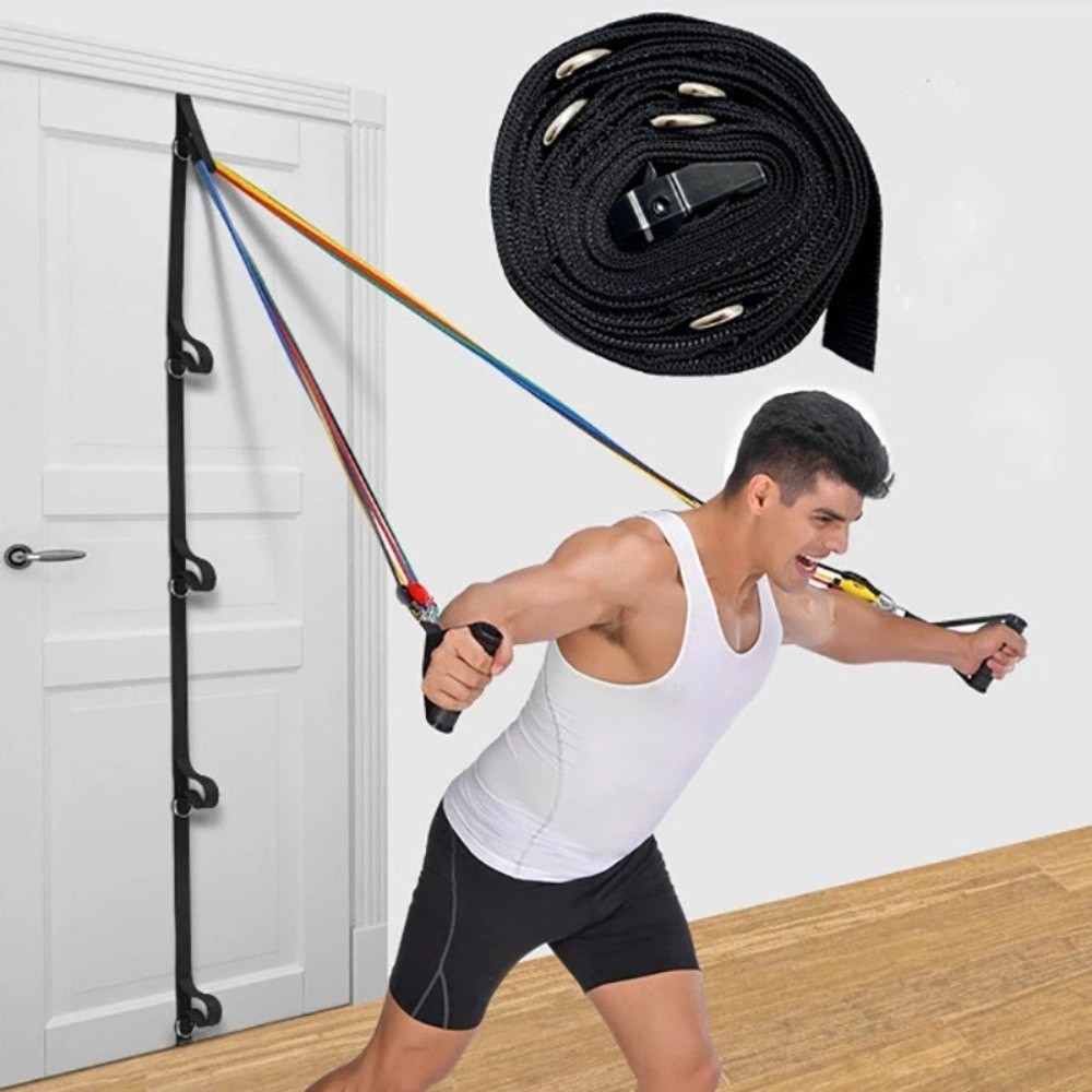 Pull Up Assist Band - Fitness-Türanker-Gurt ohne Bohren, Trainingsgerät mit Schnallengürtel,