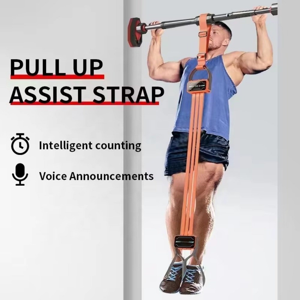 Pull Up Assist Band - Höhenverstellbares Pull-Up-Unterstützungsband, digitaler Gurt, komfortabler Fußgurt,